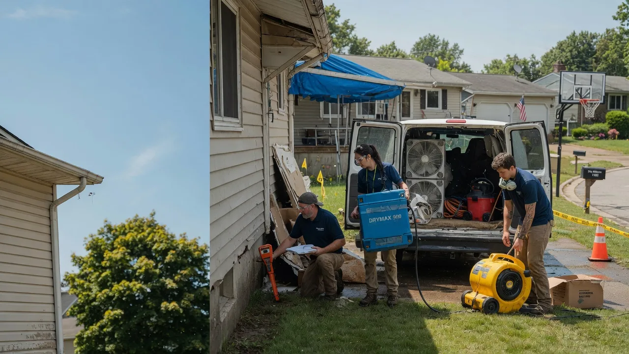Ceiling Leak Cleanup in Cowden, IL near me